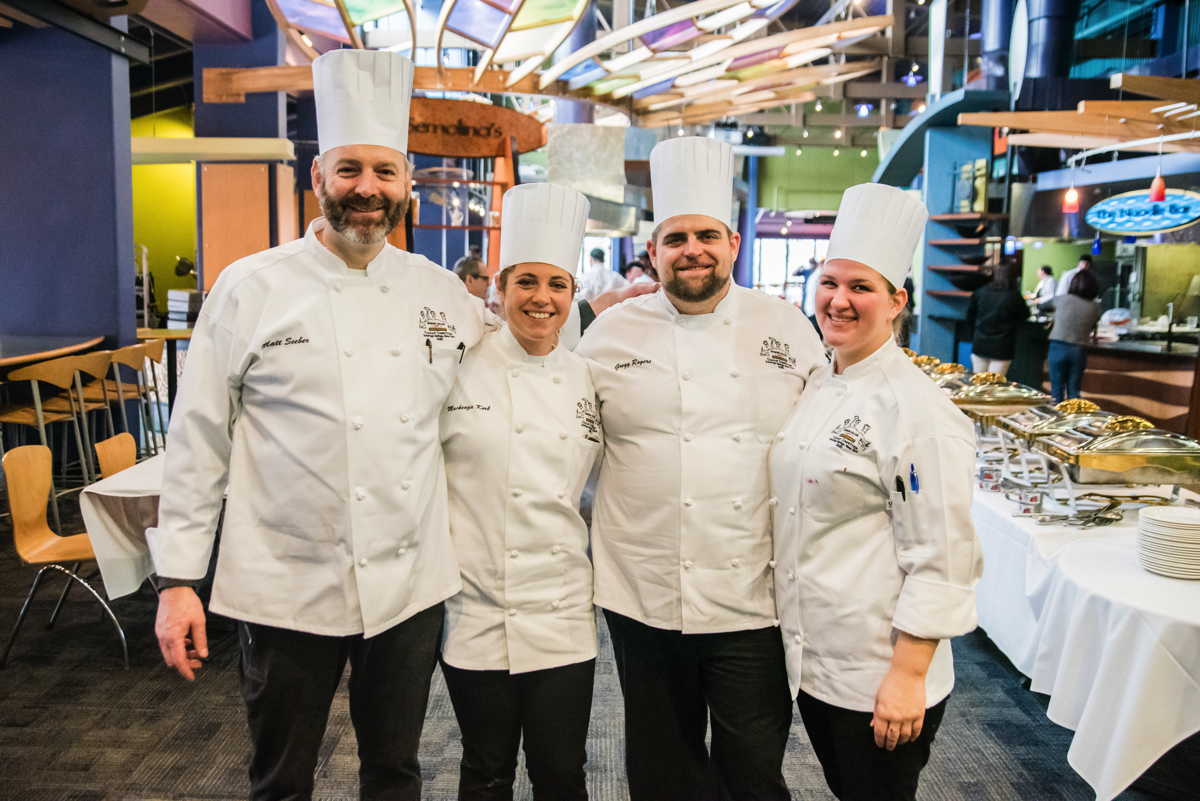 Cornell Dining chefs at Skidmore culinary competition