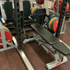 Bench and Squat Rack
