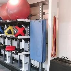 Various soft exercise equipment Helen Newman