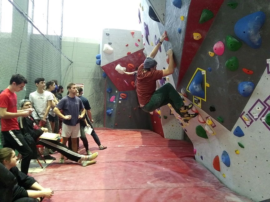 Cornell Outdoor Education Lindseth Climbing Center Competition