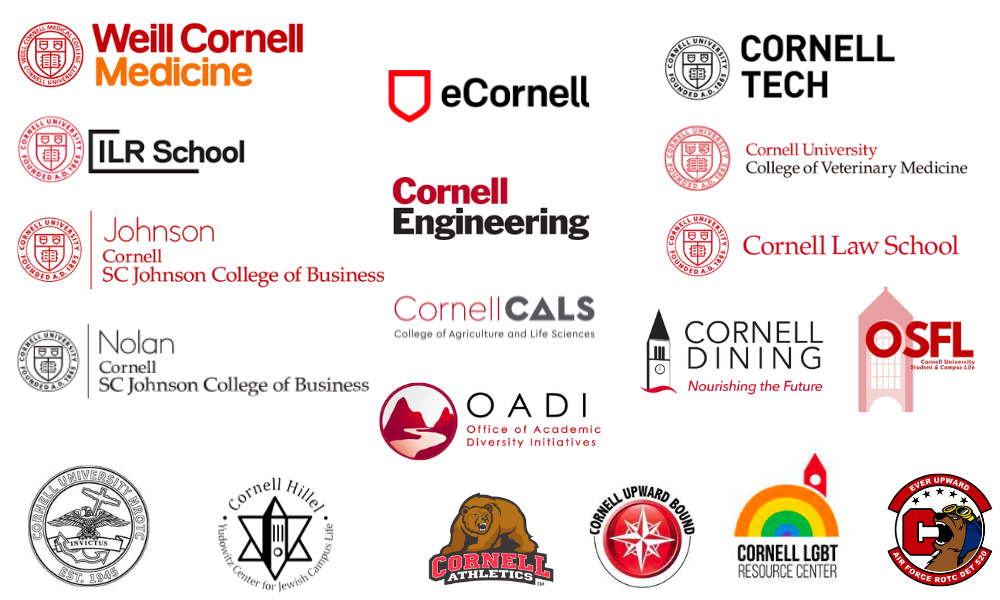 logos of Cornell University clients 