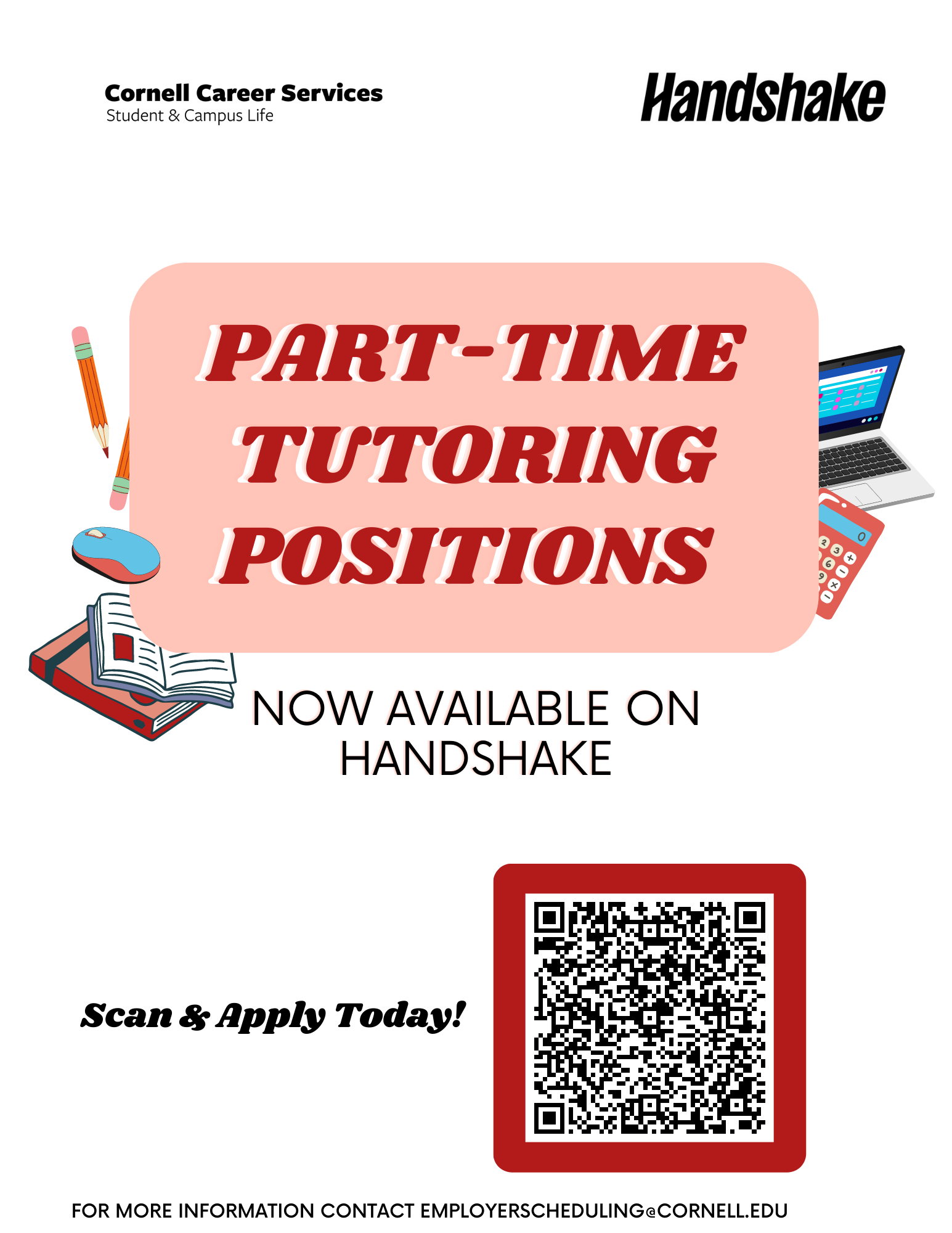 Part-time tutoring positions