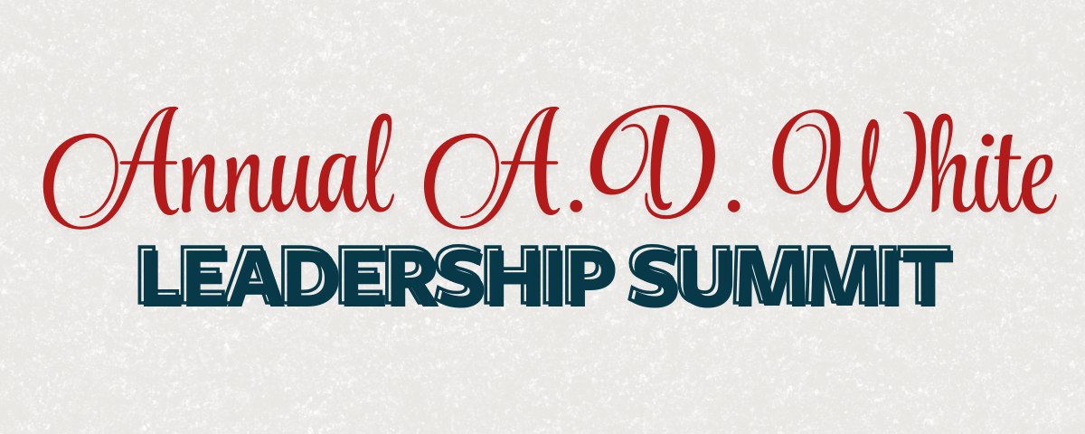 Text says says Annual AD White Leadership Summit