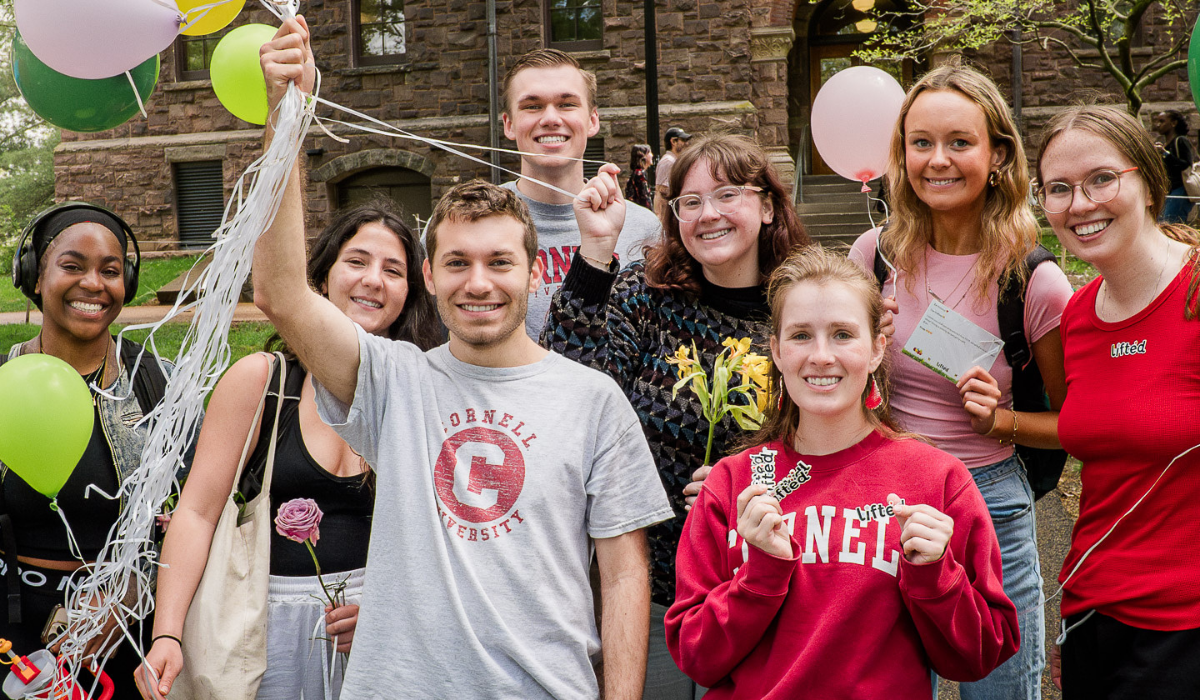 Students celebrate at Cornell Lifted