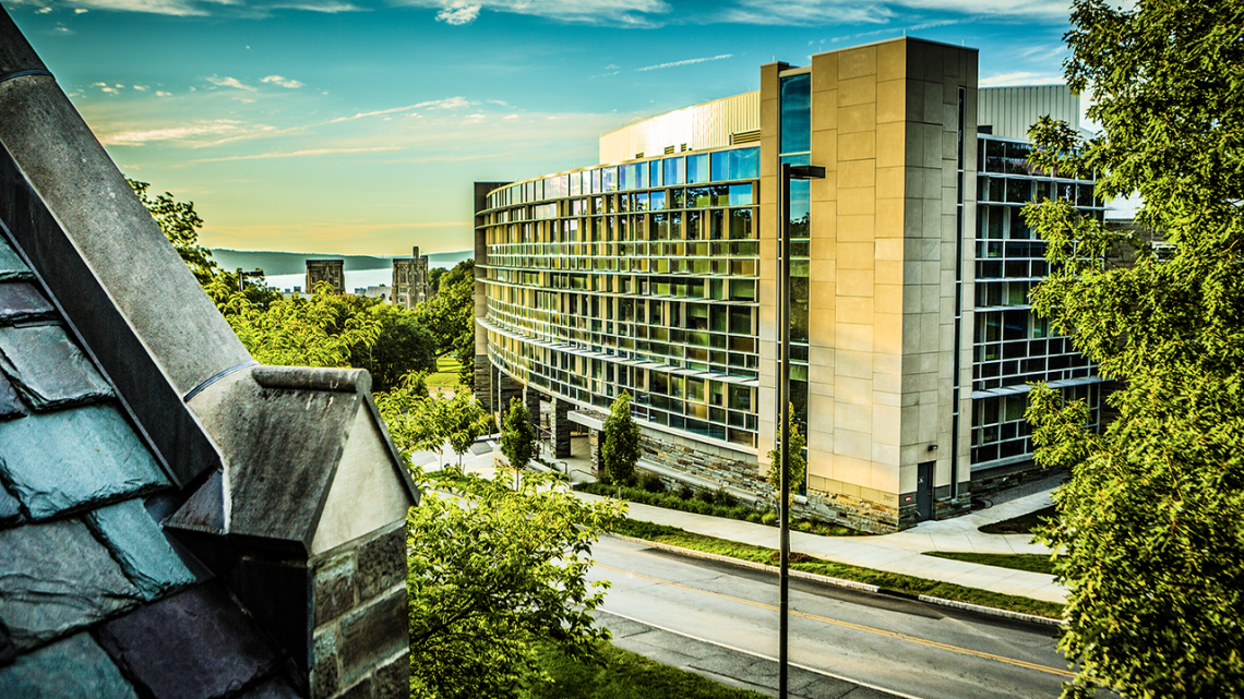 Exterior photo of Cornell Health building