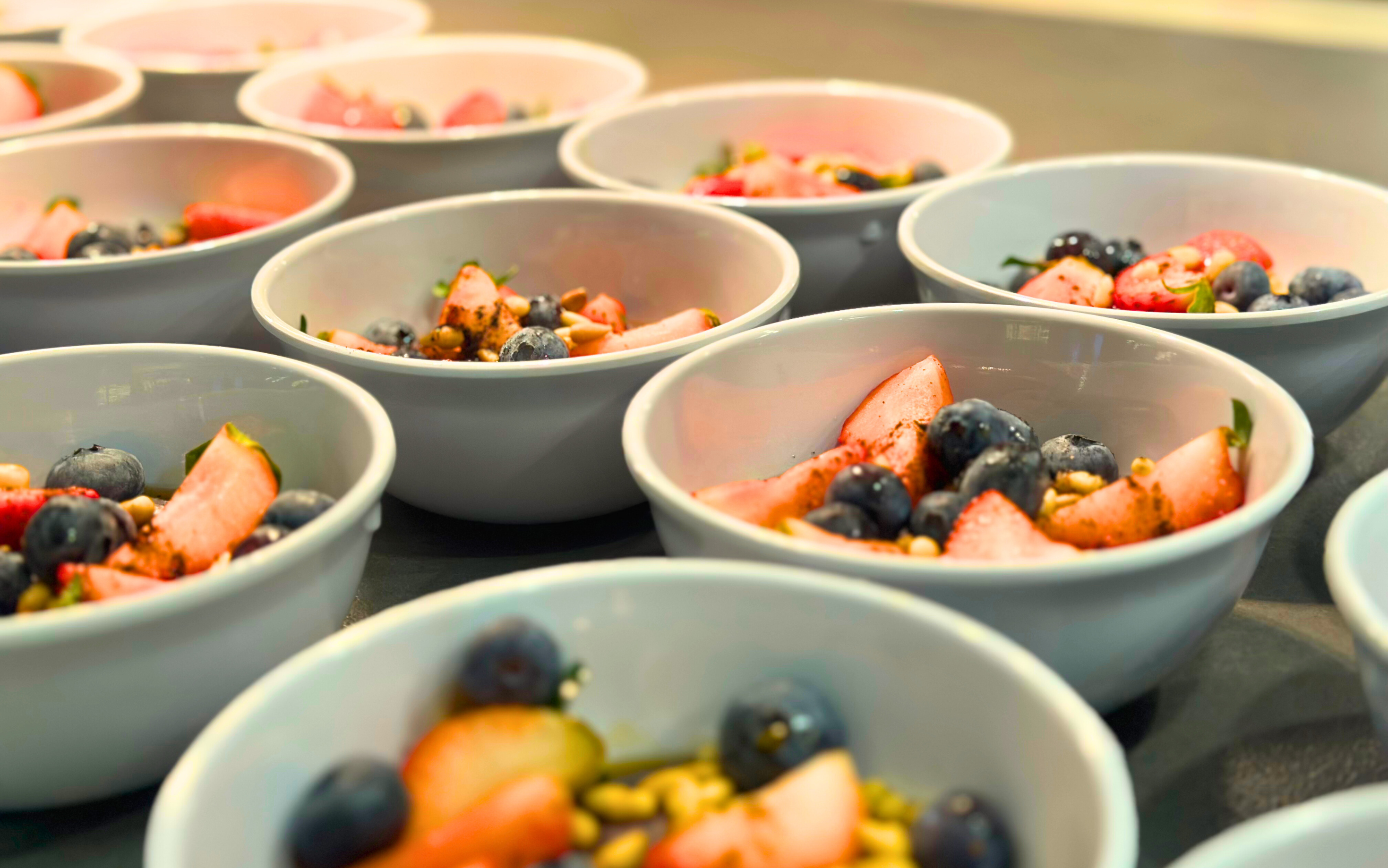Close up shot of food served at Indigenous Dinner