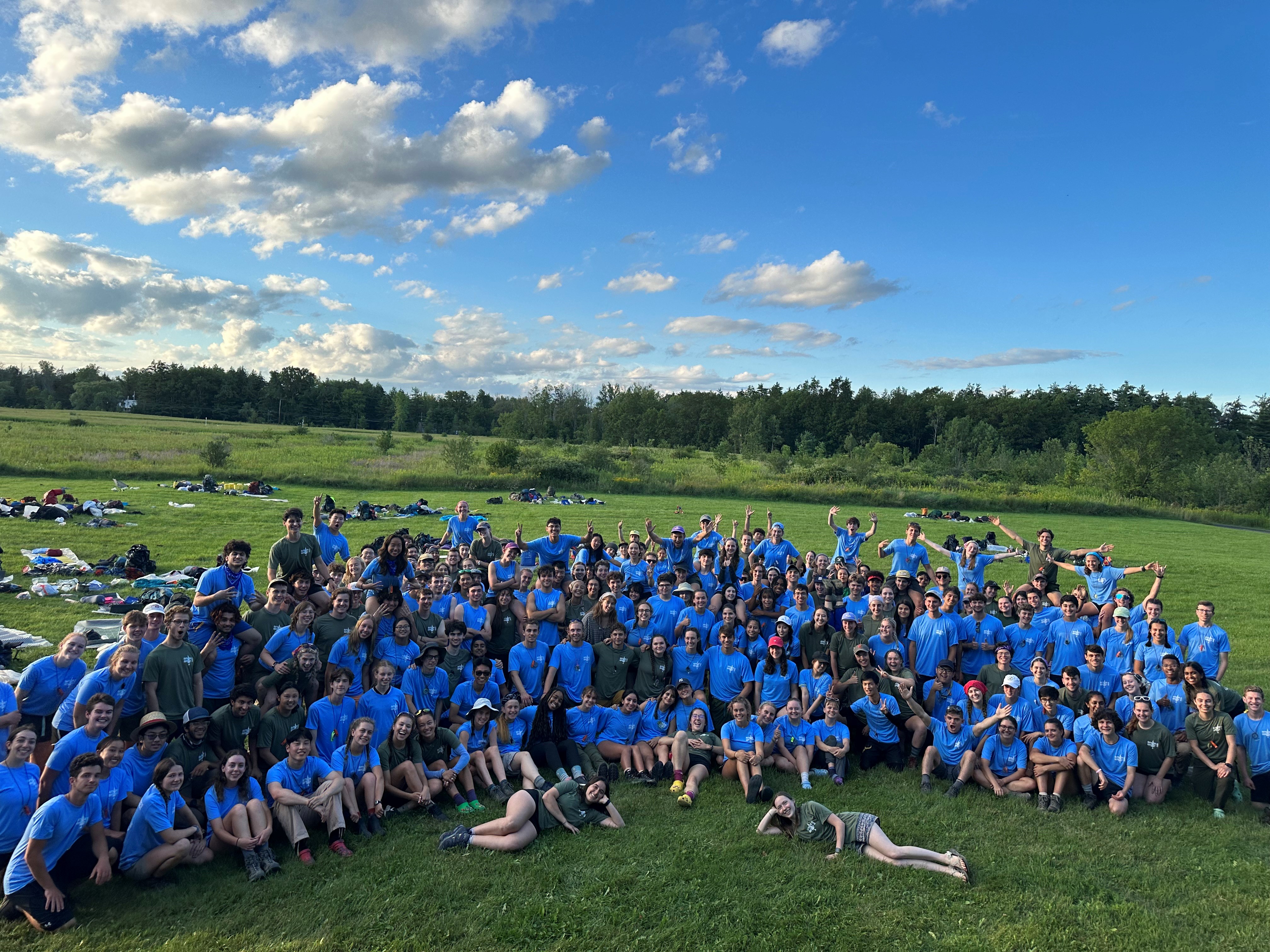 Group photo of Cornell Outdoor Education Students