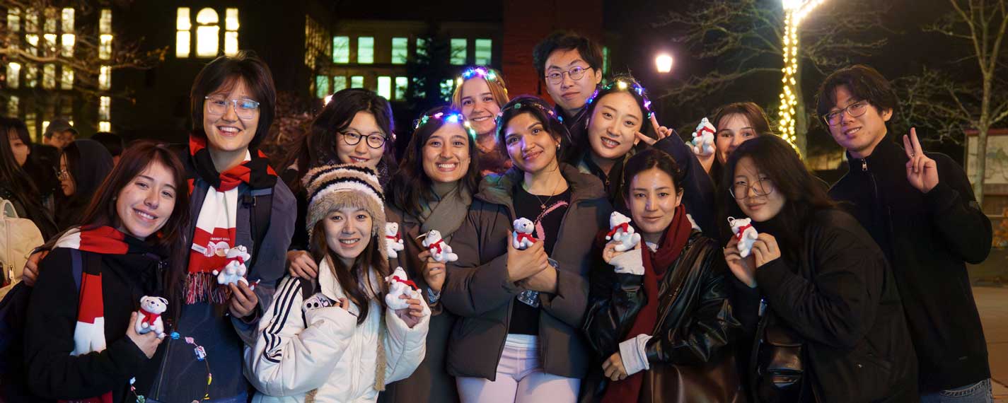 Students at a Cornell Event