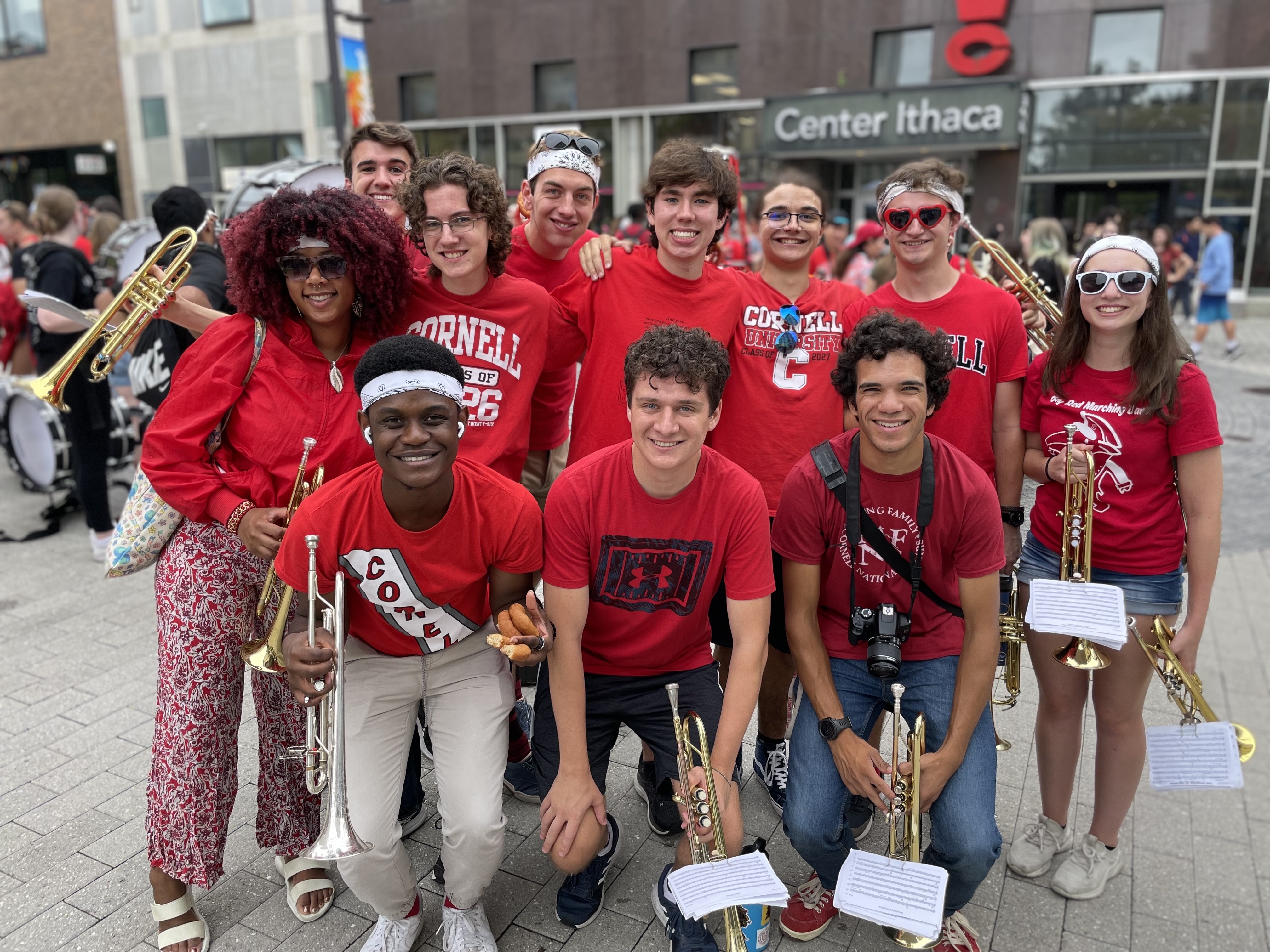 Cornell Big Red Marching Band CU Downtown 2023