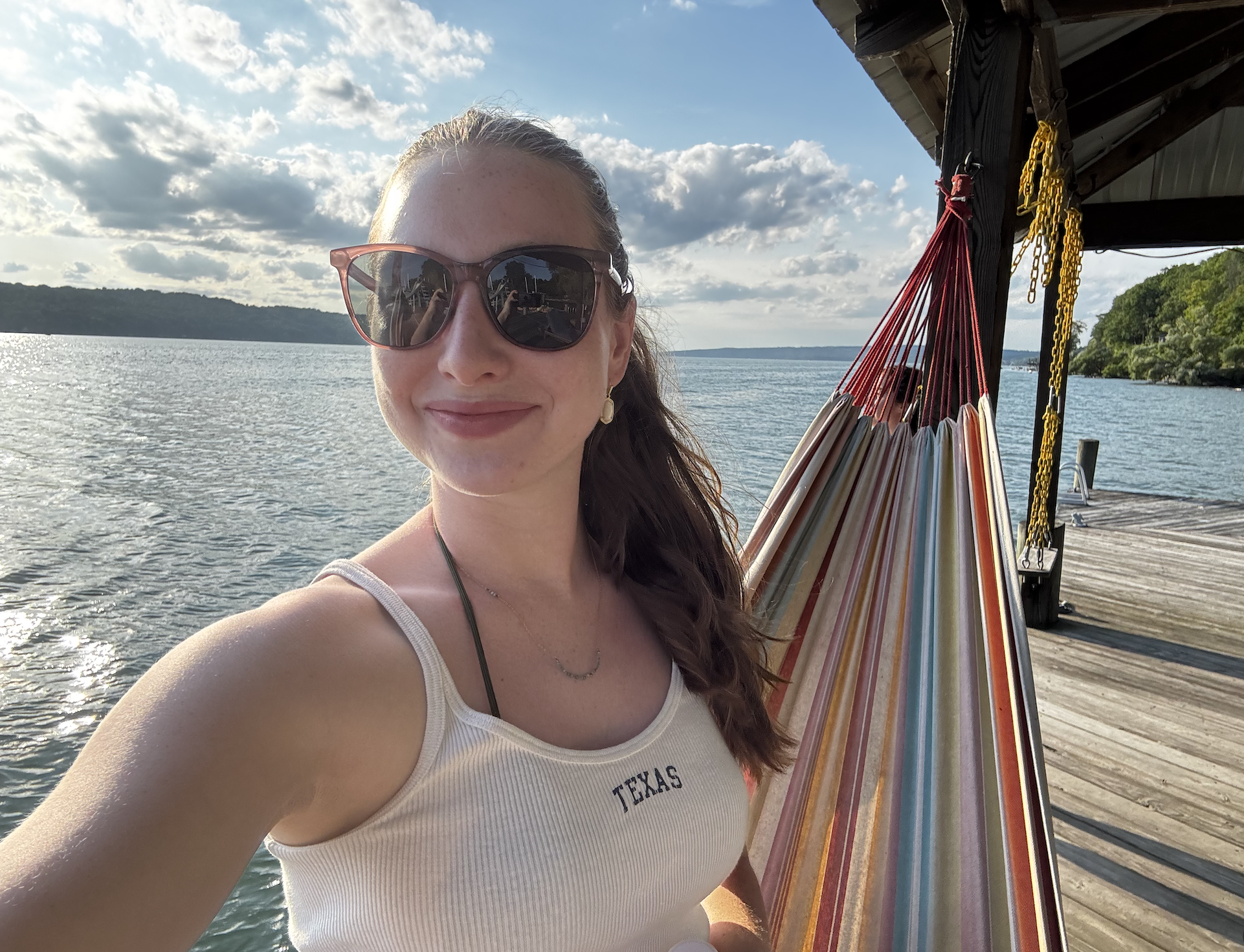 Bethany Gorman, one of our Outdoor Odyssey coordies, is pictured here by the waterside!