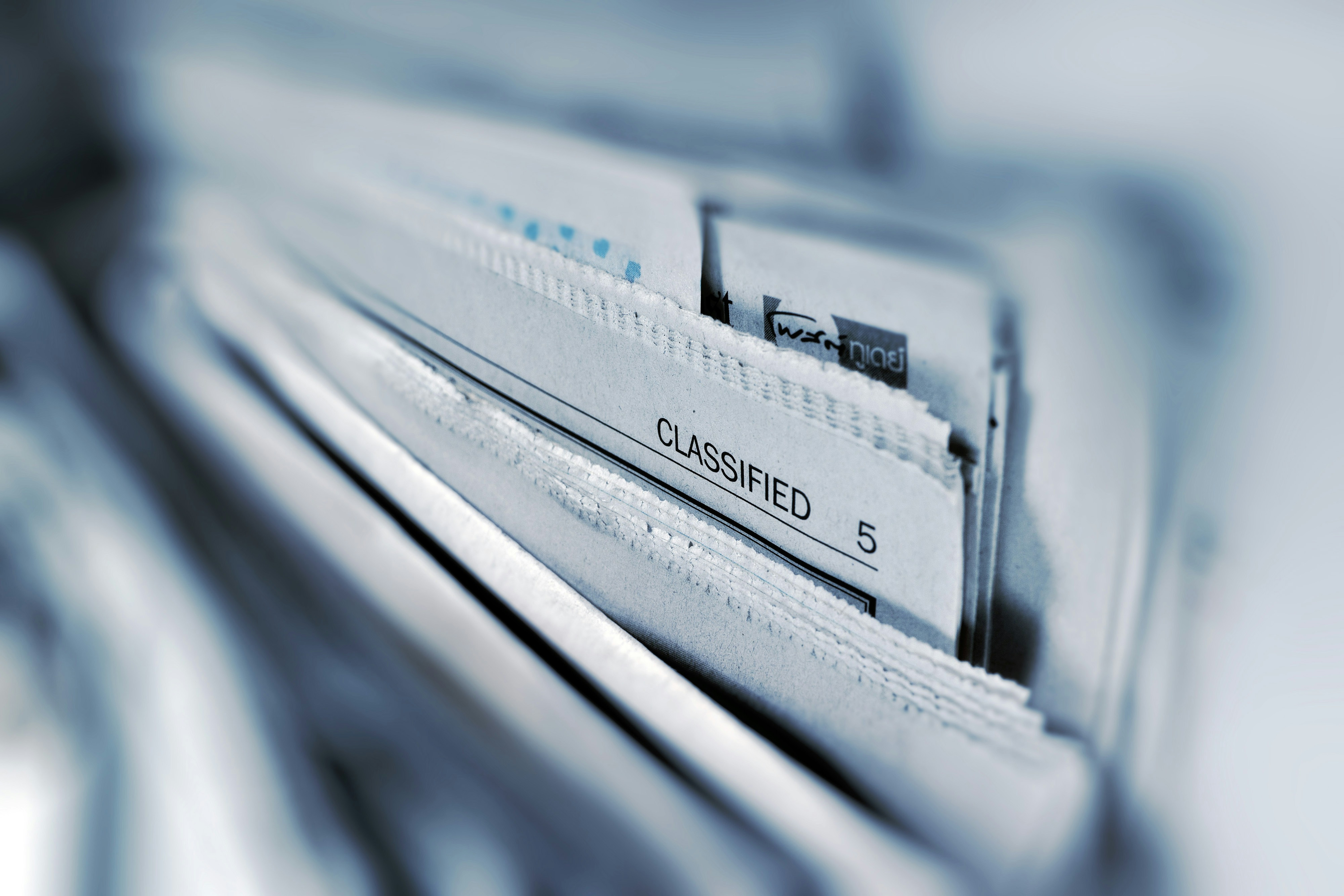 Classified file folder