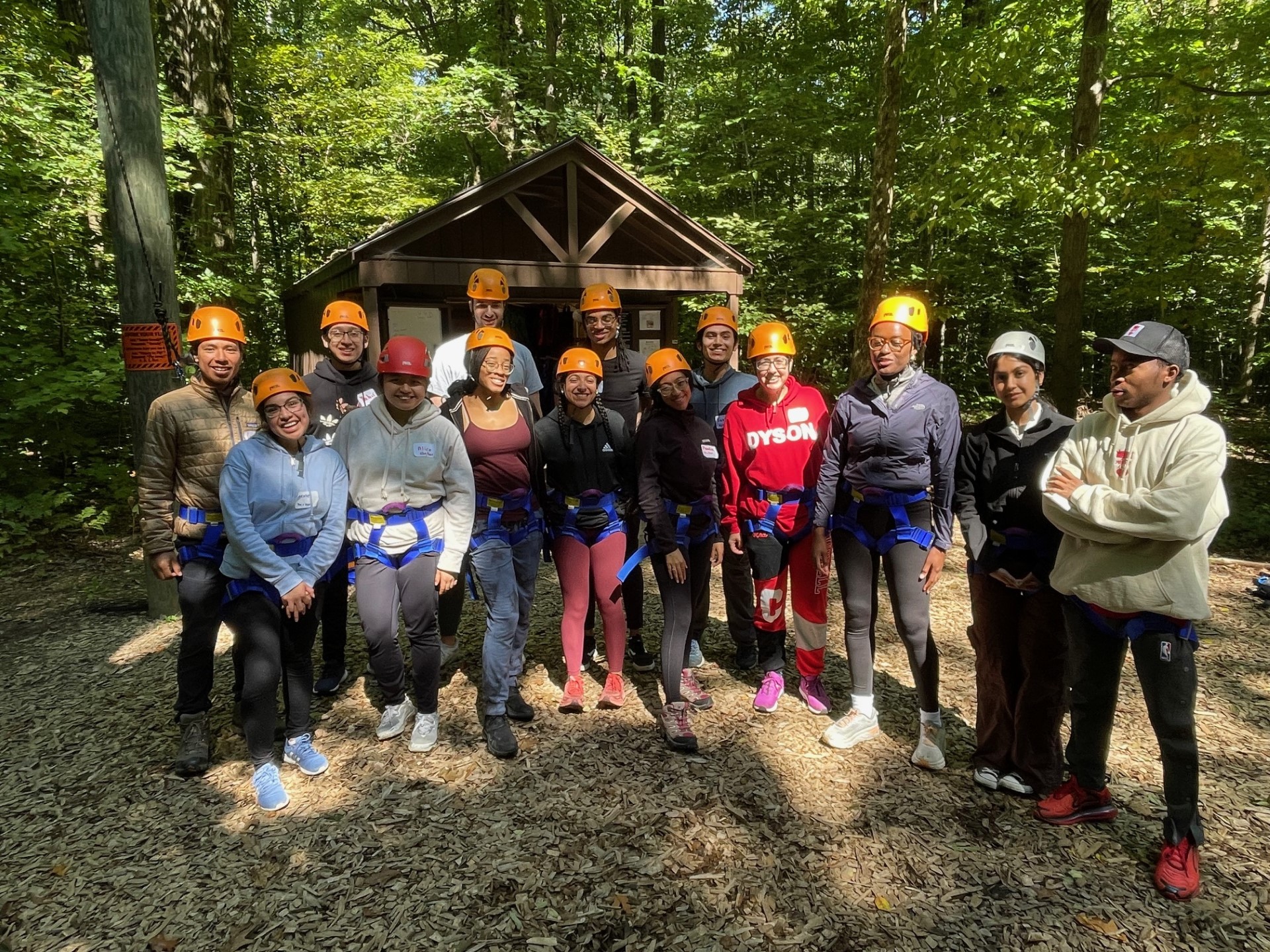 Group at the Hoffman Challenge Course