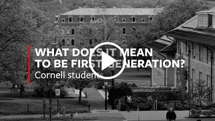 what does it mean to be a first generation student at cornell FGLI