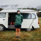 Tales of Adventure poster with women outside van