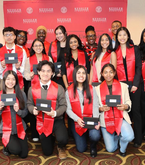 Kessler scholars pose for a group shot