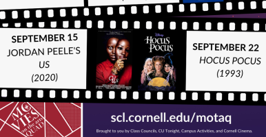 Movies on the Arts Quad - Screening outdoor films on Thursday nights at 8pm.
