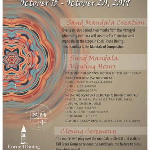 Mandala on West Campus flyer
