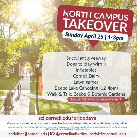 North Campus Takeover graphic