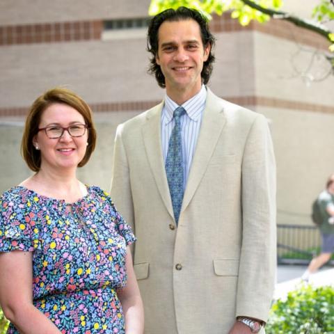 Krista Saleet and Basil Safi