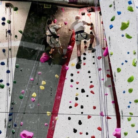 Jon Lindseth, '56, Climbs the Lindseth Wall