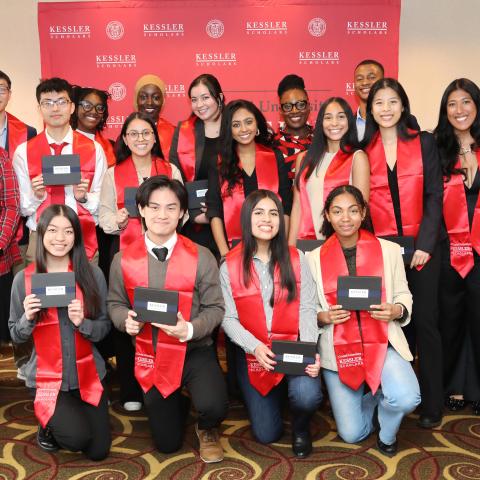 Kessler scholars pose for a group shot