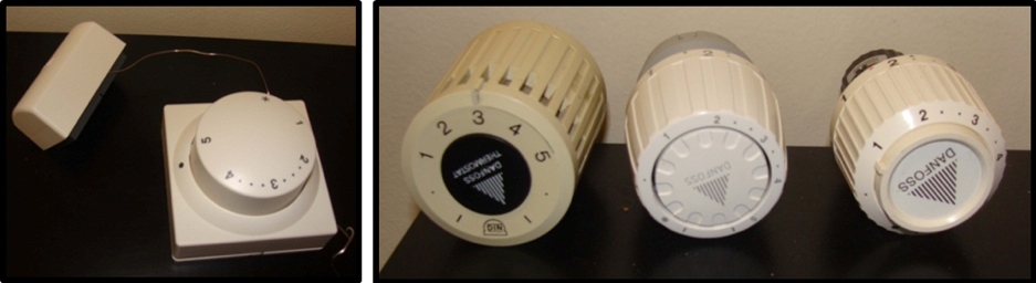 Round radiator dials