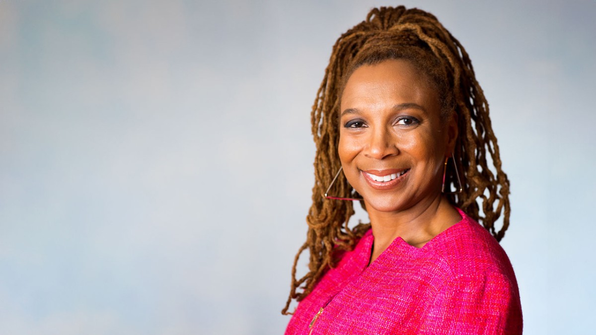 Headshot of Kimberlé Crenshaw ’81