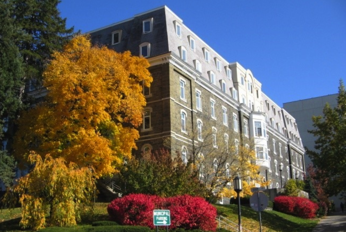Exterior of Cascadilla Hall.