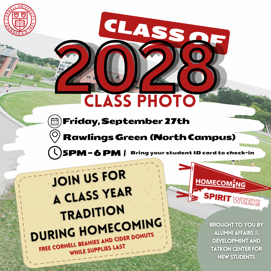 advertsement for class of 2028 class photo