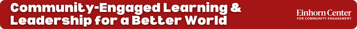 Community-Engaged Learning & Leadership for a Better World