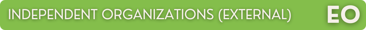 Independent Organizations (EO - external)