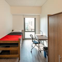 Single occupancy room in Ruth Bader Ginsburg Hall 