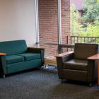 Lounge with couche, armchair, and 2 side tables