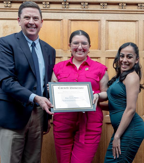 Vice President Ryan Lombardi with 2024 Perkins Prize Winners