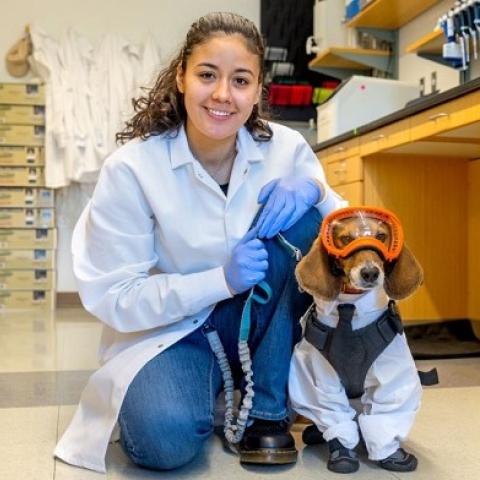 Genesis Contreras ’24 and Nugget