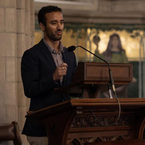 Subash Bhandari offers his Soup & Hope lecture.