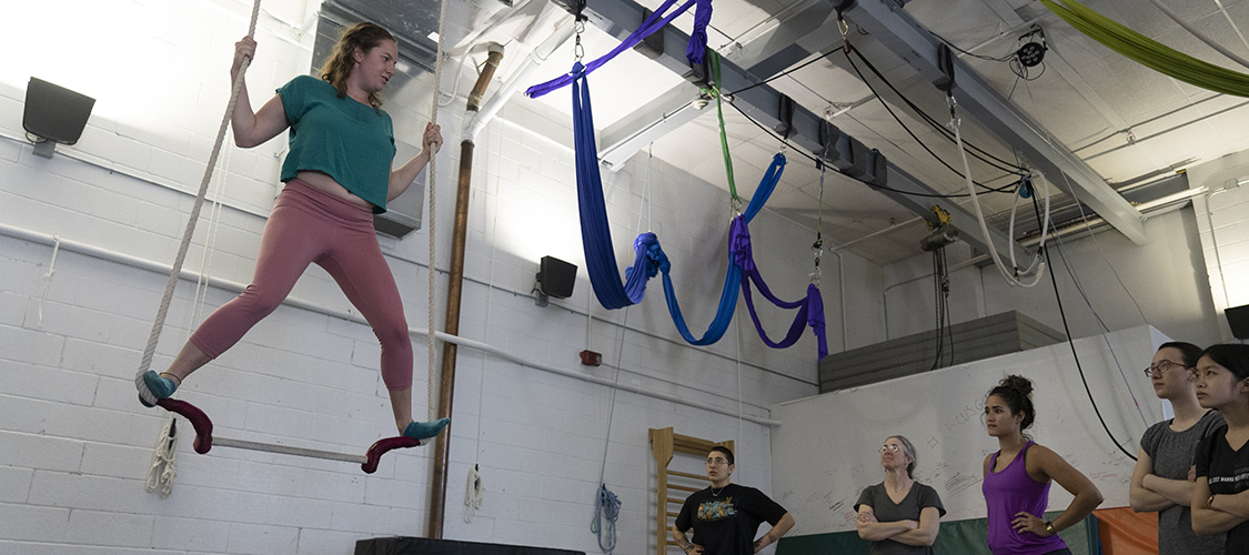 Circus Arts students