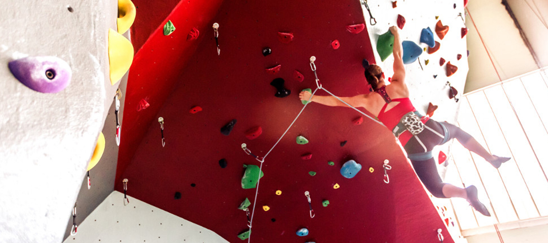 Climber Sport Leading at LCC