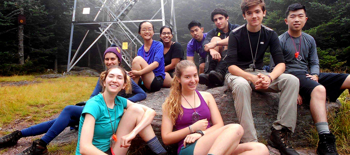 Backpacking group
