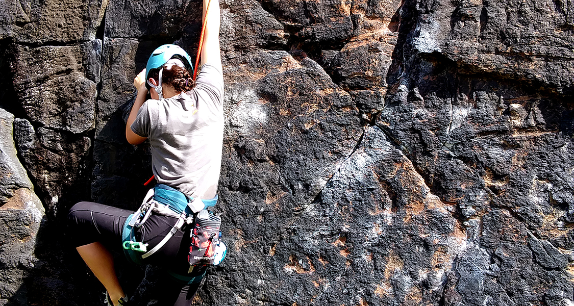 Climber Outdoors at Little Falls