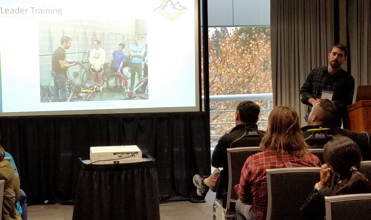 COE Coordinator, Rob Cook, Presents at 2019 AORE/AEE Conference