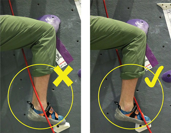 Sport Lead - Leg Behind the Rope