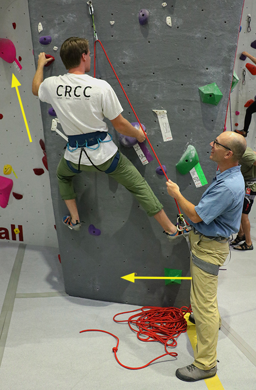 Sport Lead - Belay Position