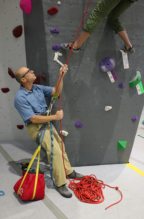 Sport Lead - A mobile anchor in use