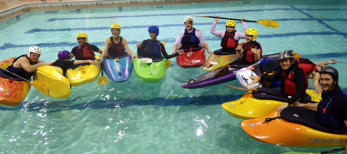 Pool Paddling class