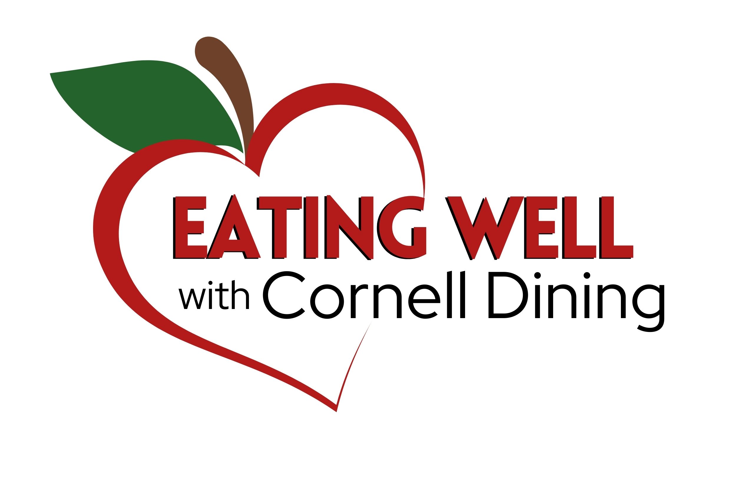 Eating Well with Cornell Dining logo in a stylized apple symbol