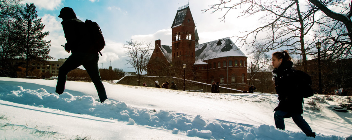 Barnes Hall in Winter