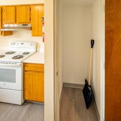 Storage closet next to the kitchen and the front door.